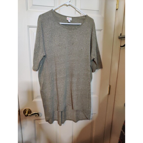 Lularoe Lot of 5 Top Shirt Size Large Short Sleeve Solid & Prints Pullover - Picture 11 of 14